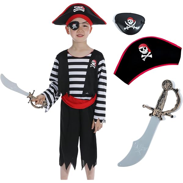 Costume Da Pirata Birbante Per Bambino - Foto 2
