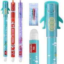 20 Recharges Bleues Effaçables Pour Stylos Legami - Pointe 0.7mm - Encre Thermoscensible - Hauteur 13cm