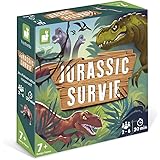 Janod - Jurassic Survie Tavolo educativo collaborativo per bambini - Gioco per famiglie - Lingua francese - Da 7 anni - J0245