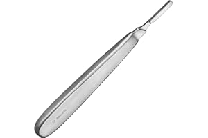 Shehadeh - Scalpel holder - Figure 4 - Scalpel handle no. 4 - bellied - stainless steel