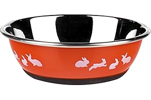 Classic Pet Products Classic Posh Paws Bunny Dish, 350 ml, Orange