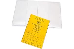 MOELECTRONIX Impfpass Hülle Schutzhülle Impfpasshülle Impfbuch für Alten Impfausweis Schutz Tasche 1x