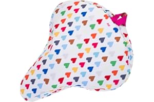 ‎LIIX Liix Sattelbezug Polka Hearts wasserdichte Herz Satteldecke für alle Sattel geeignet