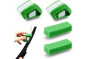 agogue 4 Stück Scheibenwischer Schneider, Inkl Schwamm,Alternative Wischblätter Scheibenwischer Nachschneider für Auto Scheibenwischer,Alternative Zu Ersatzwischblättern