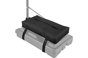 COSTWAY Basketball Hoop Sandbag, Heavy Duty 600D Oxford Fabric Weight Bag, Weather-resistant Weighted Bottom Anchor for Portable Basketball Hoops, Holds up to 300 LBS