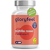 Cranberry Capsule, per il Benessere delle Vie Urinarie, Scorta 7 Mesi, 210 Cranberry Capsule con Estratto di Mirtillo Rosso +