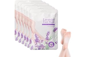 HQRKOTM 6 paia maschera piedi esfoliante,calzini esfolianti per piedi,calli piedi rimozione