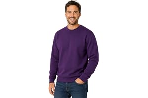 TICTEX Unisex tung Blend crewneck sweatshirt by Gildan – herrtröja bomull med rund hals i många färger – stora storlekar – S M L XL XXL 4XL 5XL
