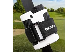 ZOEA Magnetic Rangefinder Mount Strap for Golf Cart Railing, Adjustable Rangefinder Mount/Holder/Strap/Band with Strong Magnet Securely Attach to Most Rail/Bar/Frame of Golf Cart