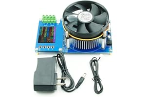 ERYUE Elektronische Last,150 W 20 A Einstellbare Konstantstrom-Elektroniklast 2,4-Zoll-TFT-Farbdisplay 4 Arbeitsmodi USB-Lithiumbatterie-Kapazitätsmonitor-Tester Entlademesser