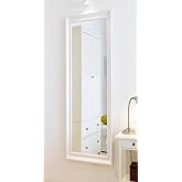 Beyaz Boy Banyo Salon Antre Koridor Şifonyer Komodin Duvar Aynası
