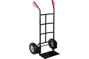 tectake 400677 Säckkärra med gummidäck