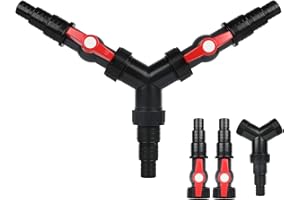 everfarel distributore a Y collettore dell' Acqua valvola a 3 Vie 2 valvole di ritegno 25/32/38 mm (1/1 1/4/1 1/2) per Acqua di Stagno Pompe e Ruscelli