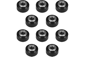 Befenybay 10 pz POM puleggia piccola ruota a forma di V 5 mm foro con doppio cuscinetto per stampanti 3D e macchine CNC