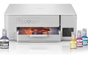 Brother DCP-T436W (New Launch) WiFi Multifunction Print Scan Copy Ink Tank Color Printer Best for Home, 27/11 PPM BK/CL, Print Upto 7.5 K Pages in Black & 5 K in Color Each for(CMY),Free Installation