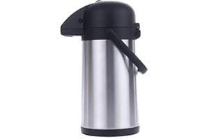 Haushalt International Airpot 2,2 L Pumpkanne Isolierkanne Thermo Kanne Kaffeekanne Camping Edelstahl