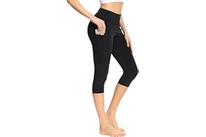 adorence Leggins Sportivi Donna (Morbido Come Un Burro, Vita Alta, 2 Tasche Laterali) Leggins Palestra Donna