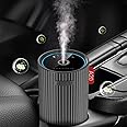 Azonee Car Air Fresheners Smart Auto ON/OFF, Adjustable Concentration 70ml High Capacity, Super Quiet Cordless Aromatherapy Essential Oil Diffuser, for Car Office Home (Rose)