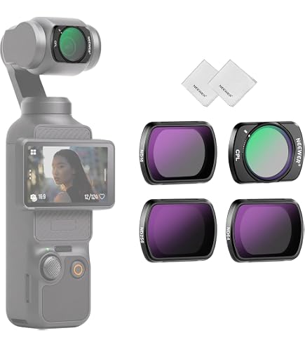 FREEWELL Kit Objectifs Macro 2-en-1 + Grand Angle 0,9x + Anamorphique 1.1x + Filtres ND Pour DJI Pocket 3