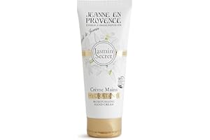JEANNE EN PROVENCE - Crème pour les mains - Jasmin Secret - Nourrit, Parfume & Adoucit - Pour Peaux Sèches - 95 % d'Ingrédients d'origine naturelle - Fabriqué en France à Grasse - 75 ml