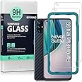 IBYWIND Vetro Temperato per OnePlus Nord N10 5G[Confezione da 2] con Skin in Stile Fibra di Carbonio per Il Retro,Include Kit