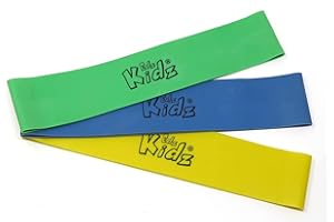 Bandes de Chaise Edz Kidz pour Enfants, Enfants et Adolescents. Lot de 3 Bandes élastiques colorées en Latex pour Pieds agités.