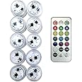 Tazweeq Mini Submersible LED Lights, Waterproof LED Lights with Remote Control Battery, RGB Colour Changing, Suitable for Vases, Family Gatherings, Wedding Table Centrepieces