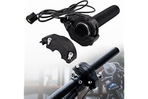 JESTOP Throttle Grips Handlebar Assy for Sur Ron Light Bee X and S Segway X160 X260, Motorcycle Gas Throttle Turn Grip Handles Assy, Electric Motorbike Accelerator Handle for Surron Parts