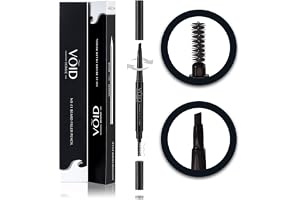 VOID Homme Beard Filler Pencil Instant Beard Filler Penna för tjockare skägg, Skäggpenna för män, Skäggfärgande Skäggfyllningspenna för skäggfyllning & skäggförtjockare, (Svart, Enda)