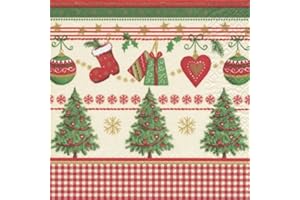 SERVIETTEN WEIHNACHTEN 20 Servietten Traditional Christmas – Weihnachten mit Tradition/Weihnachten/Muster 33x33cm