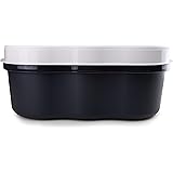 Tupperware Contenitore per pane con cucchiaio da caffè, colore: nero e bianco