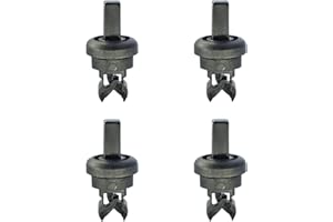 ZFRITP 4 Stück Heckablage Befestigungsclips für Clio/Megane, Hutablage-Schnur-Clips, Heckregal-Clips,Heck-Regal-Clips,für Heckregal-Regal Renault Megane 3,Renault Clio,Kunststoffniete 7705099001 8200675047.