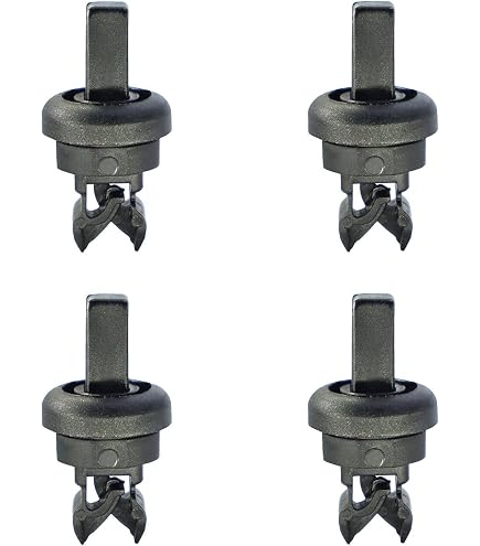 4 Pcs Clips Fixation Plage Arrière Voiture - Compatible Renault Clio, Megane, Nissan Qashqai, Scenic - 7705099001