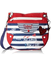 Desigual Bols_guayaba Mujer Bolsos bandolera Azul (Navy) 25x23x98 cm (B x H x T)