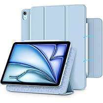Custodia IPad Air 11 Pollici M3/M2 - Supporta Apple Pencil, Ricarica Magnetica, Blu Mare - Foto 8