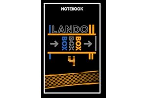 lando Norris Notebook: box box box /F1 Journal 120 blank lined pages (f1 Notebooks)