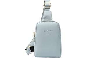 FANDARE Women Sling Bag Leather Shoulder Crossbody Backpack Girl Waterproof Chest Bag Lady Shoulder Bag Sport Gym Outdoor Daypacks