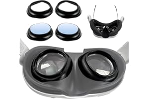 WAITLOVER VR-Objektivschutz für Quest 3 Zubehör, kratzfeste EVA-Abdeckung, schmutzabweisend, verbessern Sie Ihr VR-Erlebnis