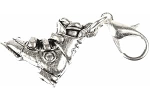 Miniblings Winter Ski Boot Charm Pendant Bracelet Wristlet Snow Boots