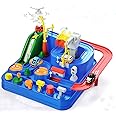 Brigamo Labyrinth Game Car Adventure with 4 x Toy Car, Skill Game Children