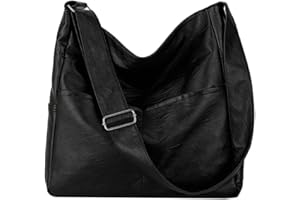 ACUYE Leather Tote Bag for Women, PU Leather Shoulder Bag with Pockets Large Tote Handbag Work Tote Bag Purse Casual Hobo Handbag Crossbody Bag