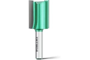 WOBLLMX 8mm Schaft Bündigfräser,Ø20mm Arbeitslänge 30mm,Hartmetall Klinge Handlich,langlebig und scharf für CNC Schaftfräser für Dichteplatte Massivholz