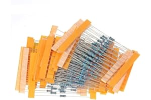 ElectroWorldFR Kit résistances 1% 1/4W 30 valeurs (300 pièces) film metallique