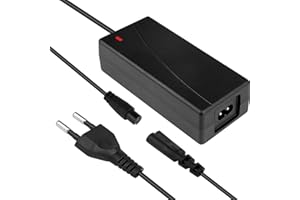 KOKITS Cargador Hoverboard,Cargador Patinete Electrico,Cargador de Scooter Eléctrico de 42V 2A 3 Pines para Scooter Eléctrico, Scooter Eléctrico Inteligente de Equilibrio Automático, Enchufe de la UE