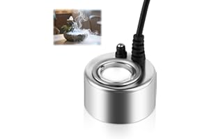 MXTIMWAN Mini Ultraschall Vernebler Mist Maker Wassernebler Fogger, Nebel Zerstäuber Luftbefeuchter Für Springbrunnen, Teich, Nebel Weihnachtsdekoration