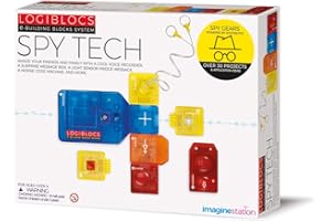 4M 406805 Logiblocs Spy Tech (Medium), White