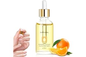 MAGGIDEA 15ml Nail Cuticle Oil with Organic Jojoba & Vitamin E B, Strengthens Nails, Moisturizes Dry Rough Cuticles, Prevents Hangnails & Chapped Skin, Fast Absorbing Dropper, Nourishes & Repairs Nails