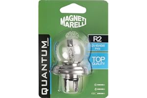QUANTUM ENERGY Magneti Marelli R2 lampadina singola asimmetrica auto 12V 45/40W attacco P45t