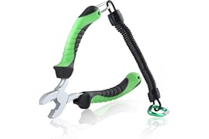 SPEEDWOX 5.5-Inch Fishing Crimper with Cutter Fishing Crimping Tool Fishing Pliers for Single-Barrel Sleeves Fishing Line Cutter Crimp Pliers Fishing Line Snips Micro Fishing Fishing Crimps