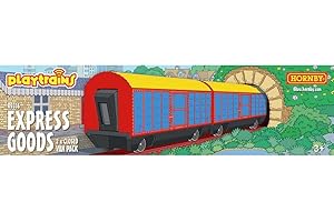 Hornby Playtrains, Pacchetto Furgone Chiuso Express Goods per Playtrains Treni a Batteria telecomandati, Set di Trenini Giocattolo per Bambini Accessori per età 3+